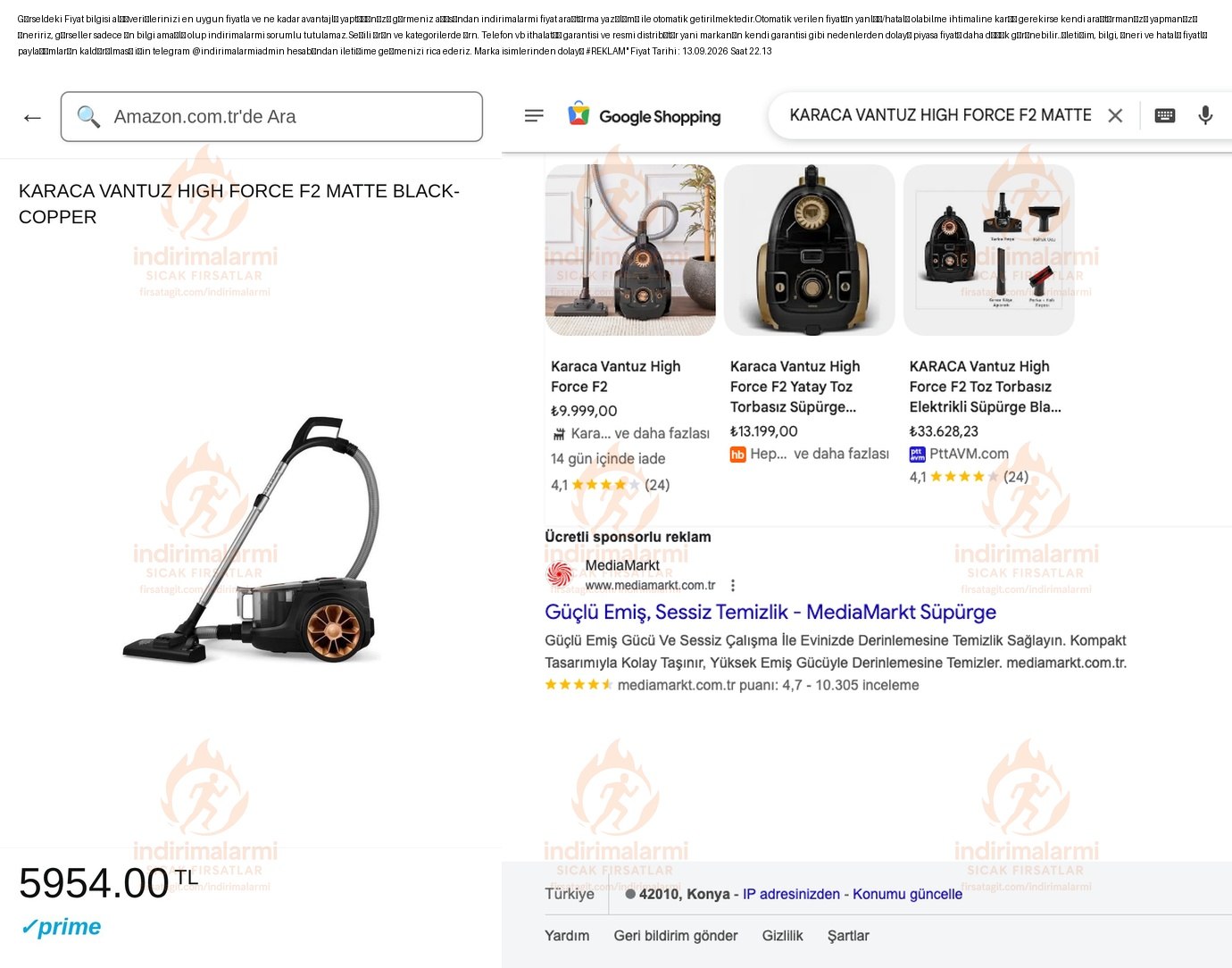 KARACA VANTUZ HIGH FORCE F2 MATTE BLACK-COPPER
