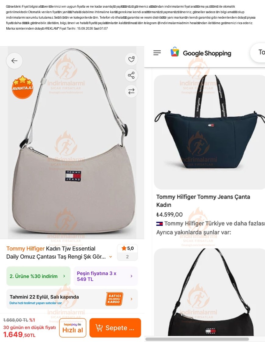 Tommy Hilfiger Kadın Tjw Essential Daily Omuz Çantası Taş Rengi Şık Görünüm ve E…