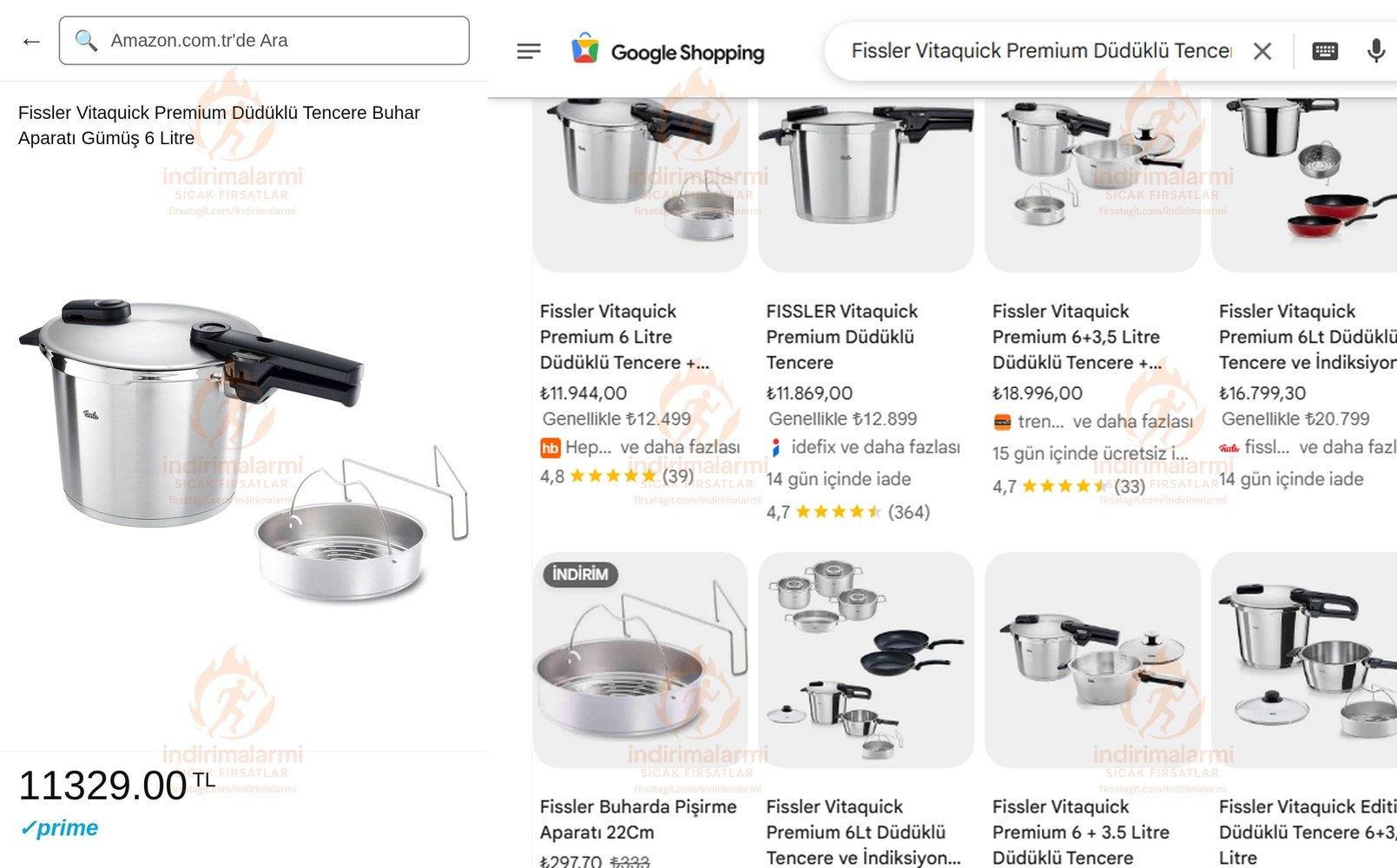 Fissler Vitaquick Premium Düdüklü Tencere Buhar Aparatı Gümüş 6 Litre