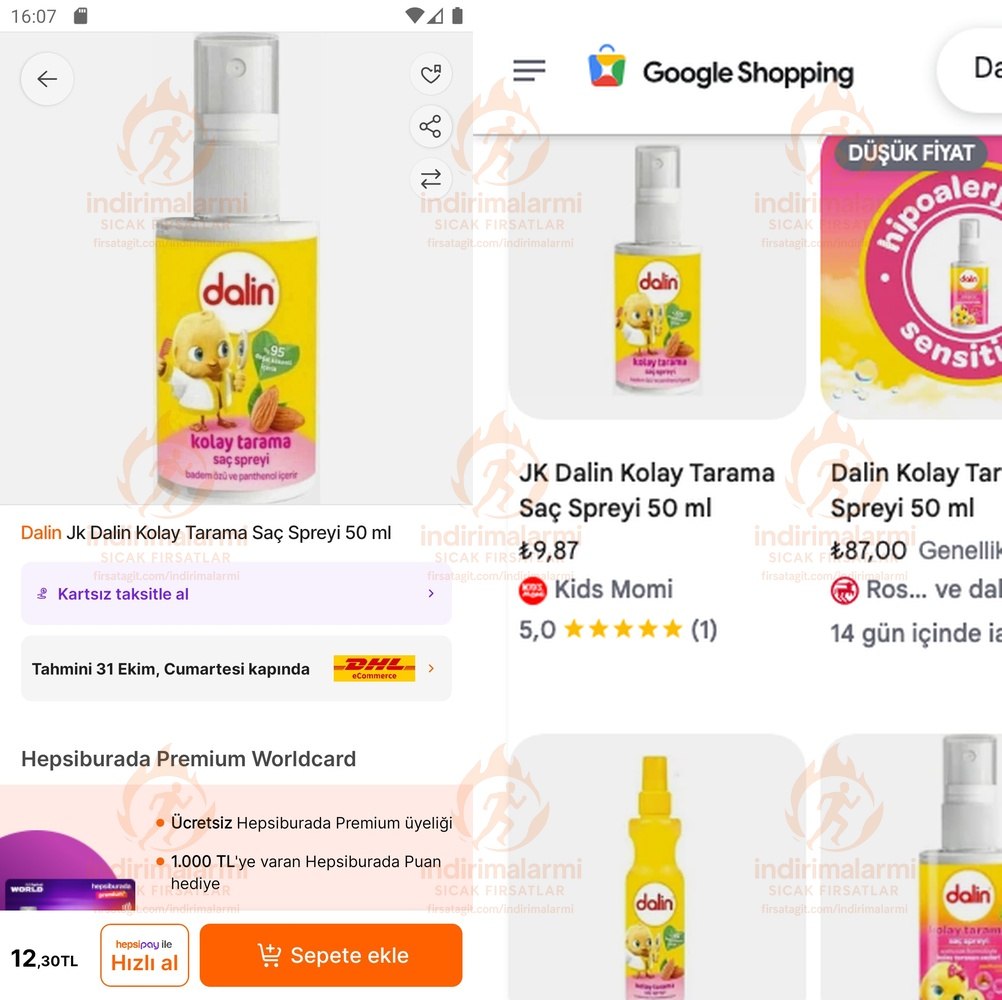 Dalin Jk Dalin Kolay Tarama Saç Spreyi 50 ml