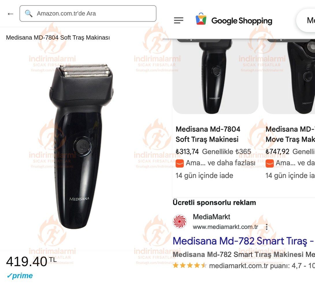 Medisana MD-7804 Soft Traş Makinası