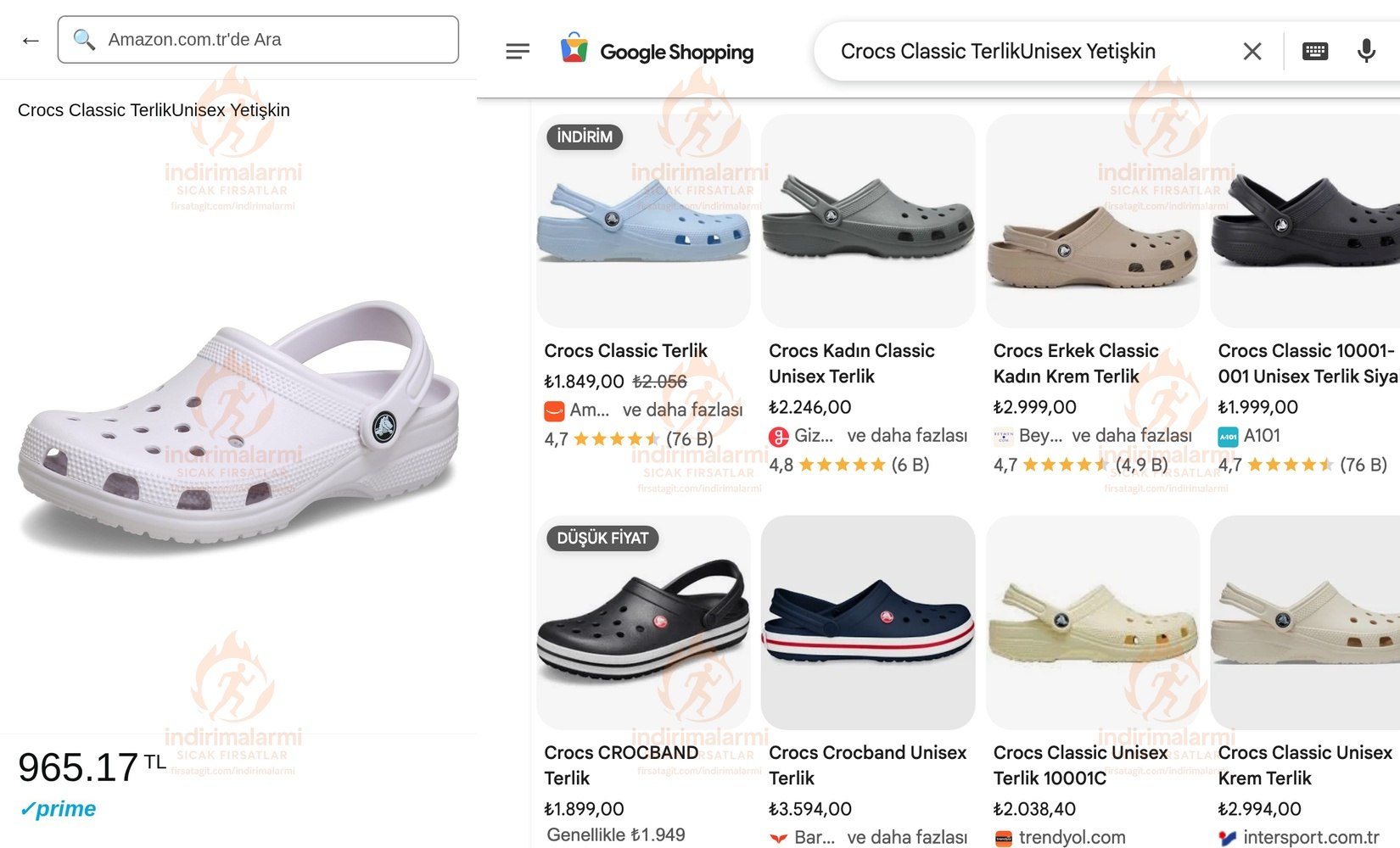 Crocs Classic TerlikUnisex Yetişkin