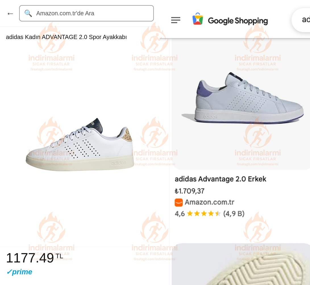adidas Kadın ADVANTAGE 2.0 Spor Ayakkabı