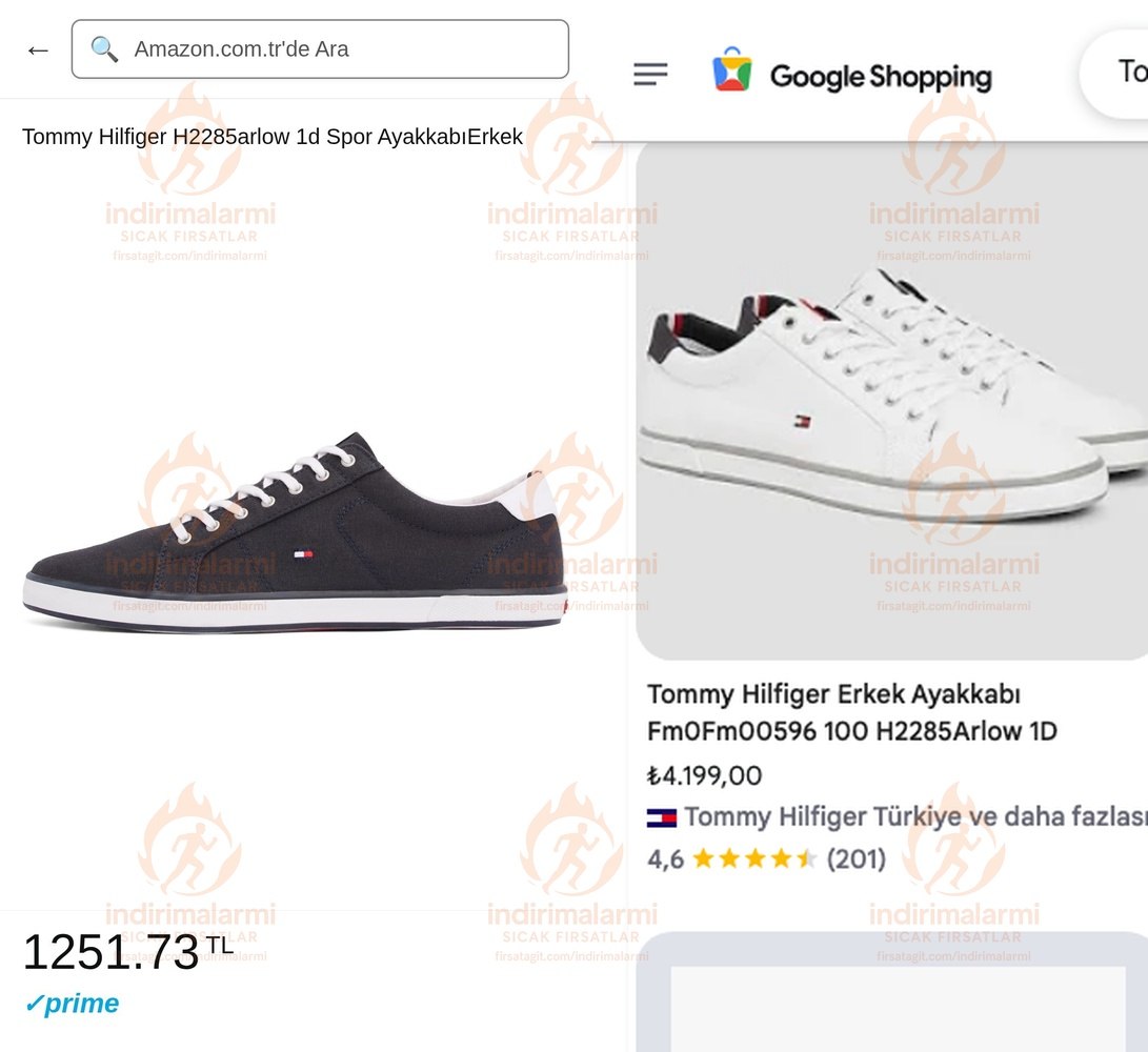 Tommy Hilfiger H2285arlow 1d Spor AyakkabıErkek