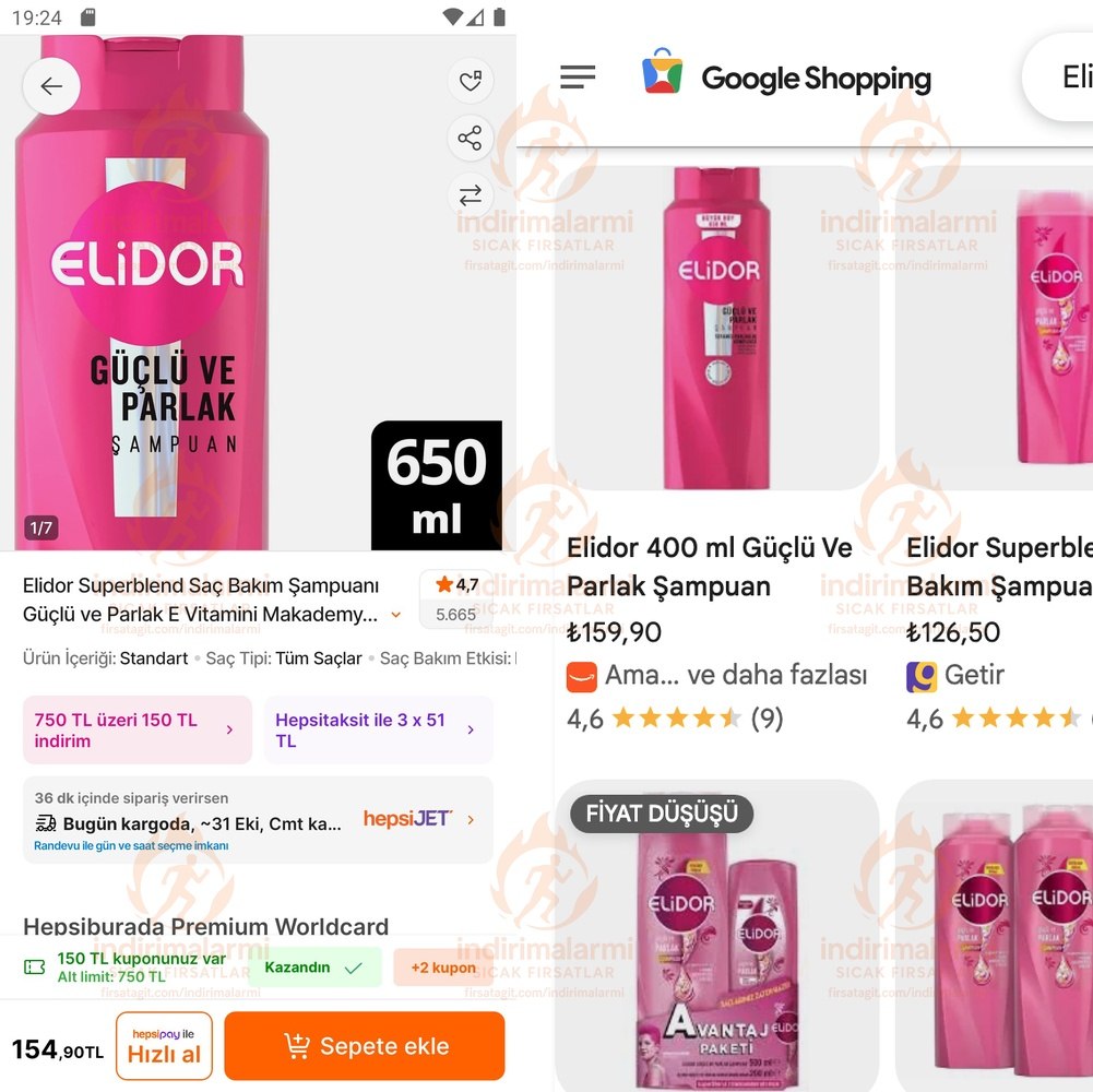 Elidor Superblend Saç Bakım Şampuanı Güçlü ve Parlak E Vitamini Makademya Yağı 6…
