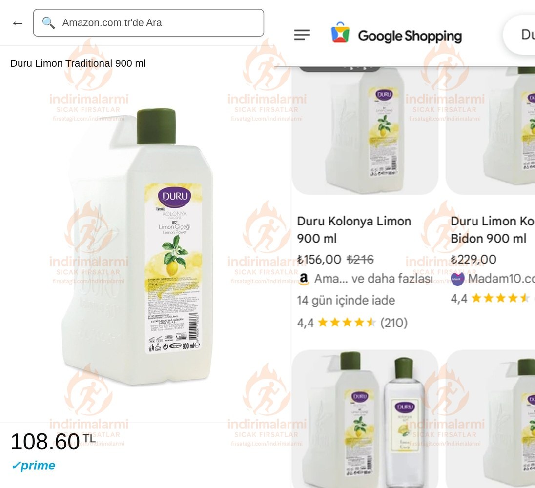 Duru Limon Traditional 900 ml