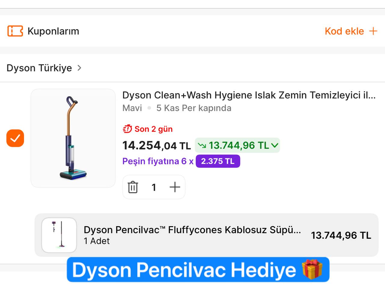 Dyson CleanWash Hygiene Islak Zemin Temizleyici ile Güçlü Emiş Teknolojisi