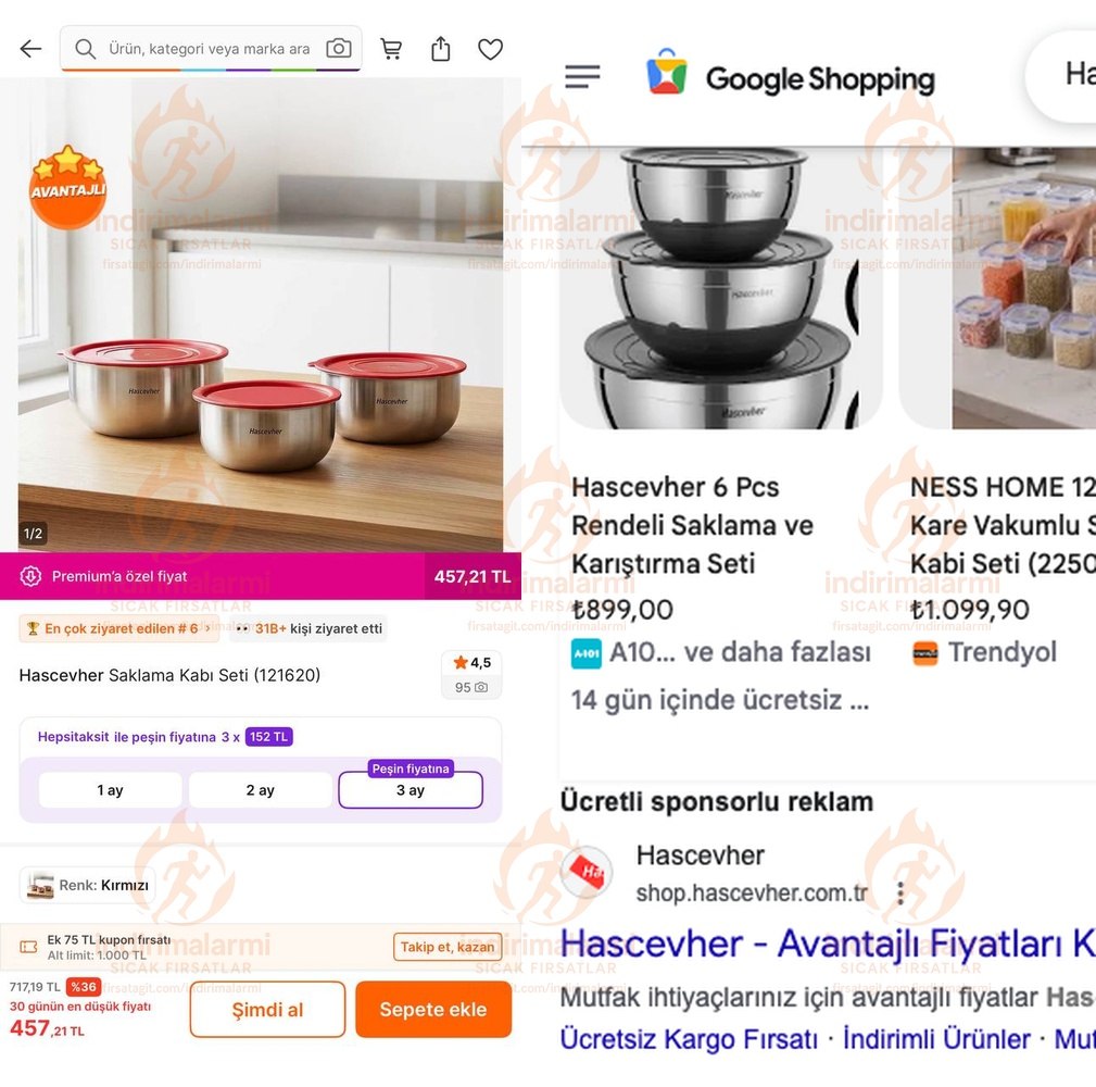Hascevher Saklama Kabı Seti 121620